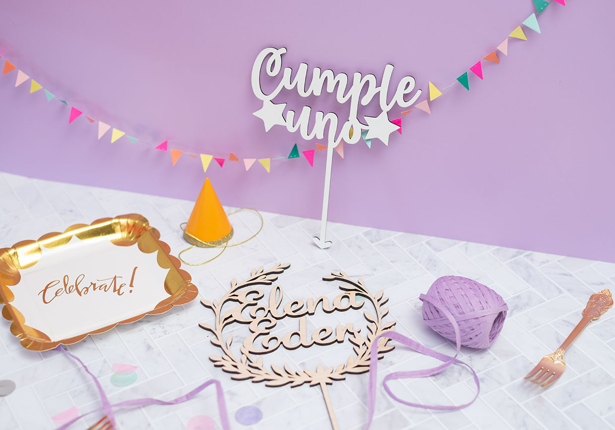 banner toppers cumpleaños