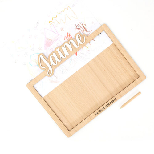 portadibujos-de-madera-personalizado